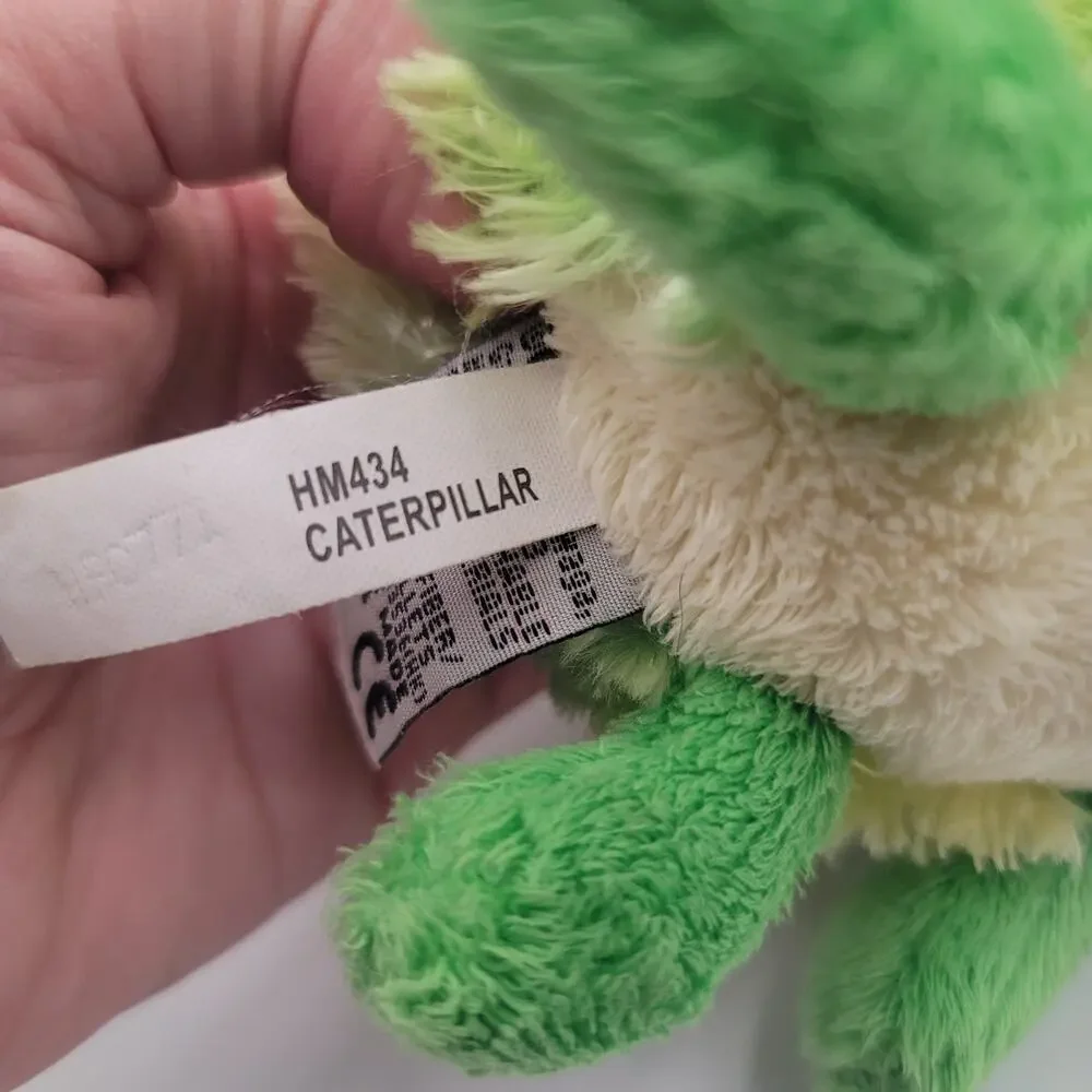 Ganz HM434 Webkinz Green Caterpillar Plush Stuffed Animal - Big Eyes, No Code